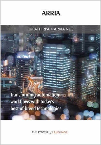 UiPath RPA + Arria NLG