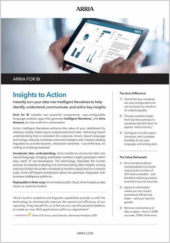 Arria for BI